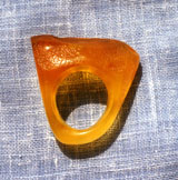 Bague Ambre brut