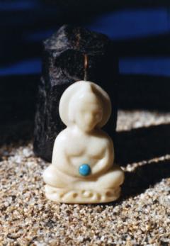 Pendentif Bouddha-turquoise